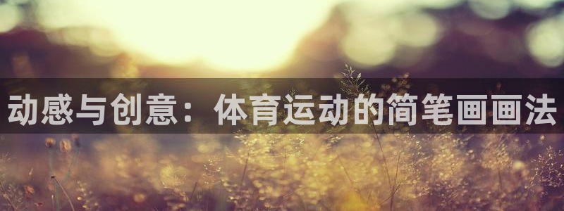 yy易游官网下载招商电话是多少:动感与创意:体育运动的简笔画