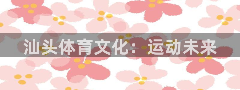 yy易游官网下载开户:汕头体育文化:运动未来